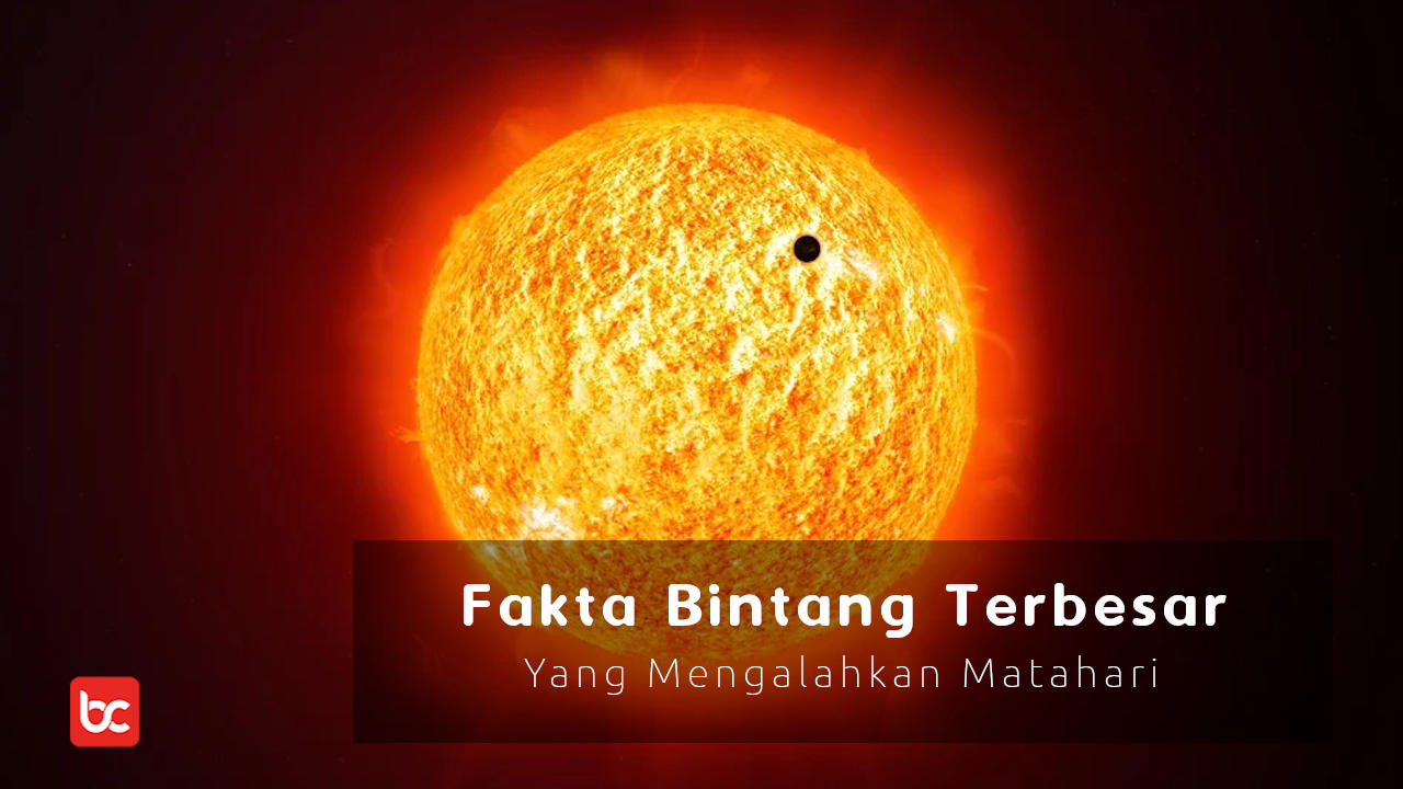 fakta bintang terbesar yang mengalahkan Matahari