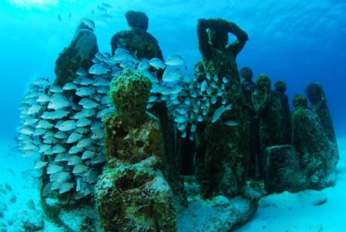 Museum Bawah Laut, di Mexico -Keindahan bawah laut
