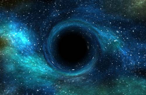 Ilustrasi Blackhole di alam semesta